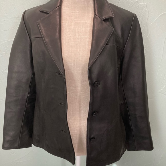 Wilson
M Black Soft Leather Jacket - Picture 2 of 7